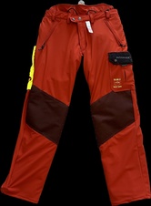 Protipořezové kalhoty Gladiator Keprotec lehké,červenočerná